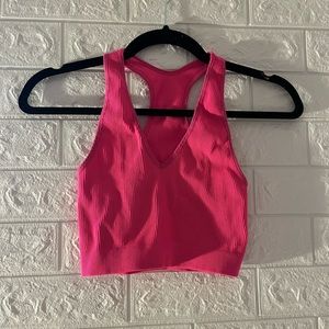Pink Crop Top